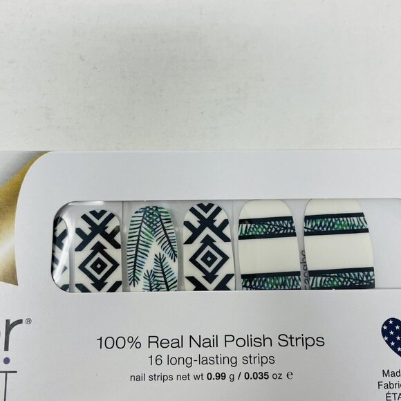 Color Street 100% Real Nail Polish Strips Costa Rica Escape Art Design RETIRED - Picture 2 of 4